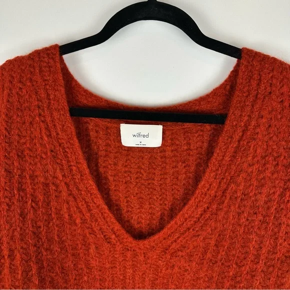 Wilfred Aritzia Erica Sweater Alpaca Merino Wool - Picture 4 of 8